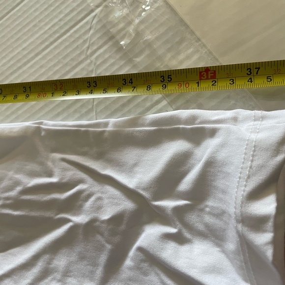 Fashion Nova white trousers tie belted front size small - Picture 7 of 7